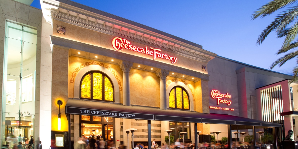 The Cheesecake Factory - Dining at the Mall at Millenia in Orlando, FL